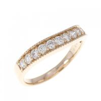 K18PG ダイヤモンド リング 0.50CT