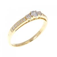 K18YG ダイヤモンド リング 0.30CT