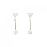 PT ダイヤモンド ピアス 1.04CT