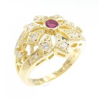 ミキモト ルビーリング 0.20CT