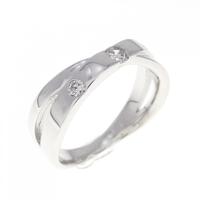 K18WG ダイヤモンド リング 0.14CT