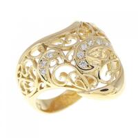 K18YG ダイヤモンド リング 0.11CT