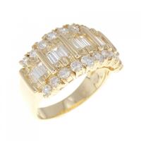K18YG ダイヤモンド リング 1.39CT