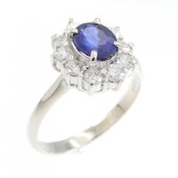 PT サファイヤ リング 0.71CT