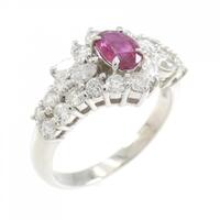 PT ルビー リング 0.53CT