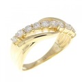 K18YG ダイヤモンド リング 0.40CT