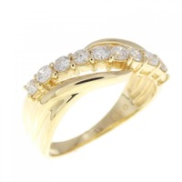 K18YG ダイヤモンド リング 0.40CT
