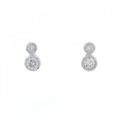 PT ダイヤモンド ピアス 0.30CT