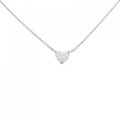 【リメイク】プラチナダイヤモンドネックレス 0.384CT D SI2 ハートシェイプ