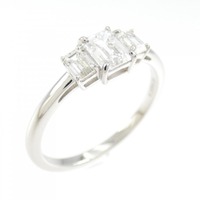PT999 ダイヤモンド リング 0.505CT D VS1 エメラルドカット