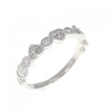 PT ハート ダイヤモンド リング 0.20CT