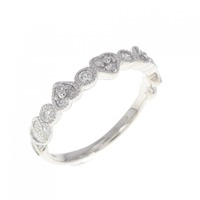 PT ハート ダイヤモンド リング 0.20CT