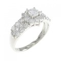 PT フラワー ダイヤモンド リング 1.00CT