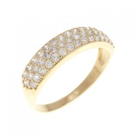 K18YG パヴェ ダイヤモンド リング 0.50CT