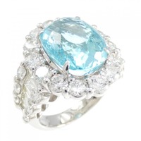 PT パライバトルマリン リング 7.037CT