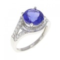 PT タンザナイト リング 1.84CT