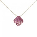750YG ルビー ネックレス 2.15CT
