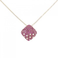 750YG ルビー ネックレス 2.15CT