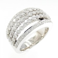 K18WG ダイヤモンド リング 1.307CT
