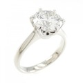 【リメイク】PT ダイヤモンド リング 2.012CT D SI2 EXT