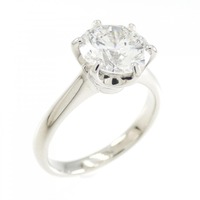 【リメイク】PT ダイヤモンド リング 2.012CT D SI2 EXT