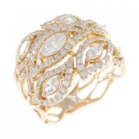 K18PG ダイヤモンド リング 0.60CT