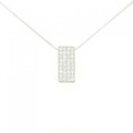 K18WG ダイヤモンド ネックレス 2.00CT