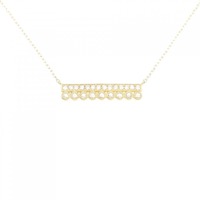K18YG ダイヤモンド ネックレス 0.16CT