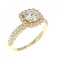 【リメイク】K18YG ダイヤモンド リング 0.502CT H VVS2 Good