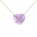 ティファニー ハート アメジスト ネックレス