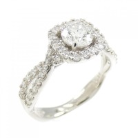 【リメイク】PT ダイヤモンド リング 0.511CT E SI1 Good
