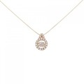K18PG ダイヤモンド ネックレス 0.31CT