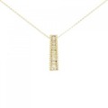 K18YG ダイヤモンド ネックレス 0.40CT