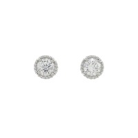 【リメイク】PT/ST ダイヤモンド ピアス 0.316CT 0.322CT G I1 VG-GOOD