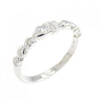 K18WG ハート ダイヤモンド リング 0.05CT