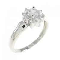 PT フラワー ダイヤモンド リング 0.21CT