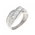 K18WG ダイヤモンド リング 1.00CT