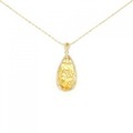 K18YG シトリン ネックレス 9.32CT