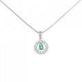 PT エメラルド ネックレス 0.27CT
