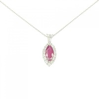 PT ルビー ネックレス 1.27CT