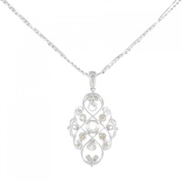 K18WG ダイヤモンド ネックレス 0.52CT