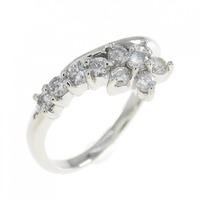 PT フラワー ダイヤモンド リング 0.30CT