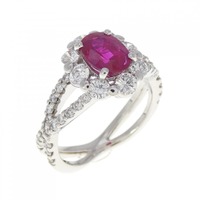 PT ルビー リング 1.126CT