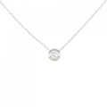 PT ソリティア ダイヤモンド ネックレス 0.15CT
