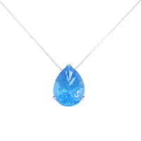 PT ブルートパーズ ネックレス 14.00CT