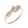 K18PG ダイヤモンド リング 0.20CT