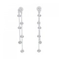 K18WG ダイヤモンド ピアス 0.70CT
