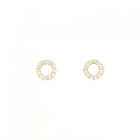【新品】K18YG ダイヤモンド ピアス 0.20CT