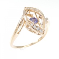K18PG タンザナイト リング 0.16CT