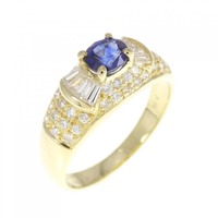 750YG サファイヤ リング 0.55CT